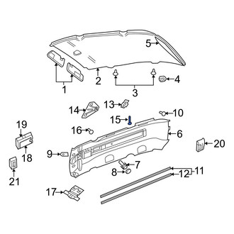 Dodge OE - Roof Side Rail Reinforcement Bolt