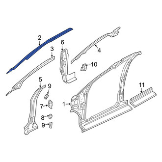 Dodge OE - Left Outer Body A-Pillar