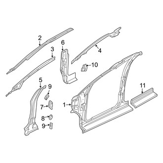 Dodge OE - Pillars, Rocker & Floor - Uniside