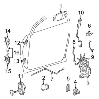 Dodge OE - Front Door - Lock & Hardware