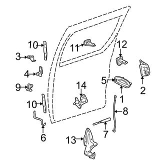 Dodge OE - Side Loading Door - Lock & Hardware