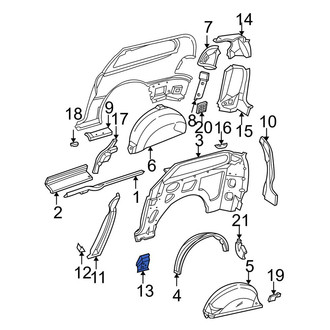 Dodge OE - Left Chassis Frame Reinforcement
