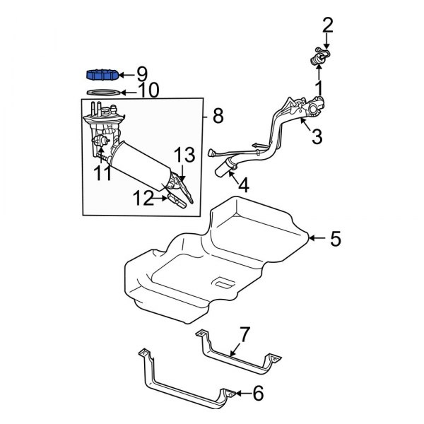 Fuel Tank Lock Ring