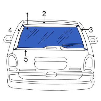 Dodge OE - Rear Liftgate Glass