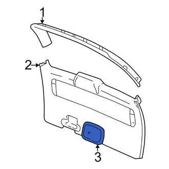 Dodge OE - Rear Liftgate Trim Cover