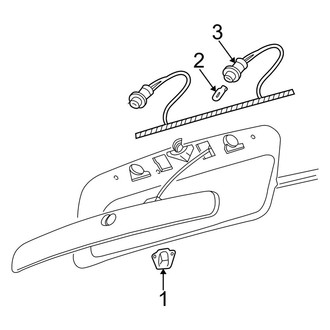 Dodge OE - Rear Lamps - License Lamps