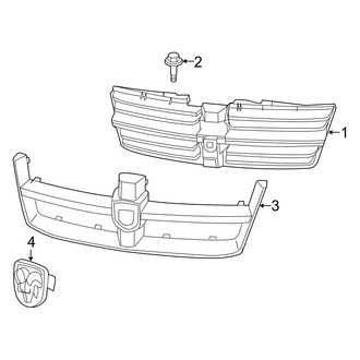 Dodge OE - Grille & Components (C/V / SE / SXT)