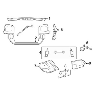 Dodge OE - Radiator Support