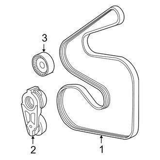 Dodge OE - Cooling - Belts & Pulleys (SXT 3.8L)