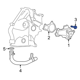 Dodge OE - Engine Water Pump Bolt