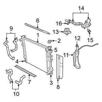 Dodge OE - Cooling - Radiator & Components (4.0L)