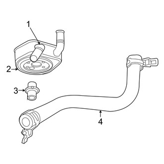 Dodge OE - Cooling - Oil Cooler (4.0L)