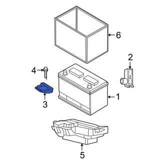 Dodge OE - Battery Hold Down