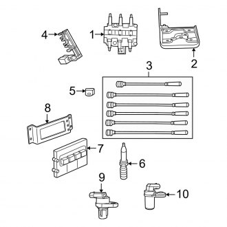 2010 Dodge Grand Caravan OEM Ignition Parts | Coils, Spark Plugs