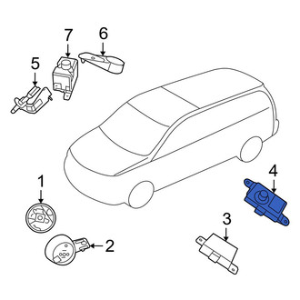 Dodge OE - Keyless Entry Receiver