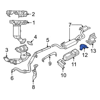 Dodge OE - Rear Floor Pan Heat Shield