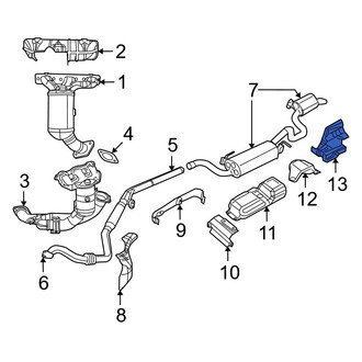 Dodge OE - Rear Floor Pan Heat Shield