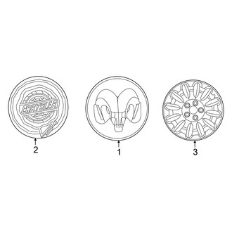 Dodge OE - Wheels - Covers & Trim (C/V / SE / SXT)