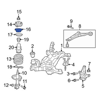 Dodge OE - Front Suspension Strut Bearing