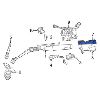 Dodge OE - Upper Steering Column Cover