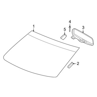 Dodge OE - Windshield - Glass