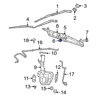 Dodge OE - Wiper Linkage Grommet