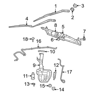 Dodge OE - Windshield - Wiper & Washer Components
