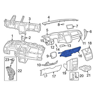 Dodge OE - Lower Instrument Panel Pad