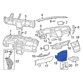 Dodge OE - Center Center Console