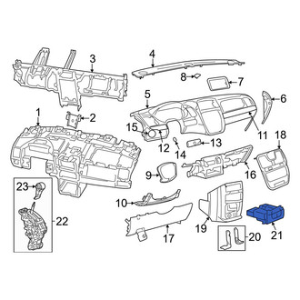 Dodge OE - Front Console Cup Holder