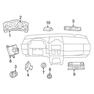 Dodge OE - Instrument Panel - Cluster & Switches (GT / SE / SE Plus / SXT)