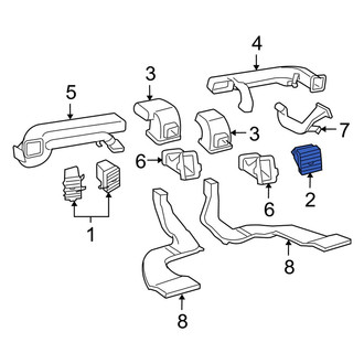 Dodge OE - Dashboard Air Vent