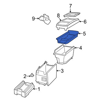 Dodge OE - Console Mat