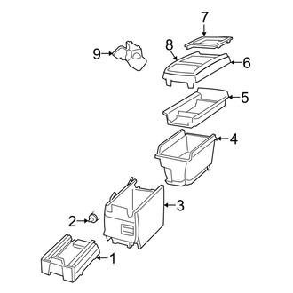 Dodge OE - Center Console (Deluxe Console)