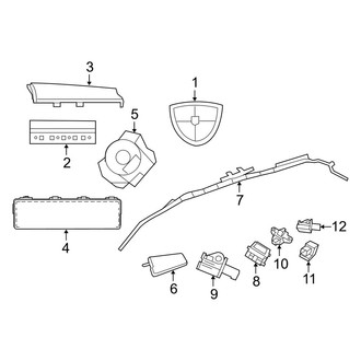 Dodge OE - Restraint Systems - Air Bag Components