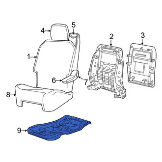 Dodge OE - Center Seat Frame