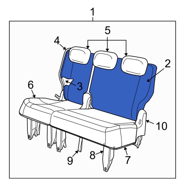 Seat Back Cushion Cover