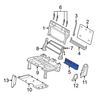 Dodge OE - Rear Left Seat Back Panel