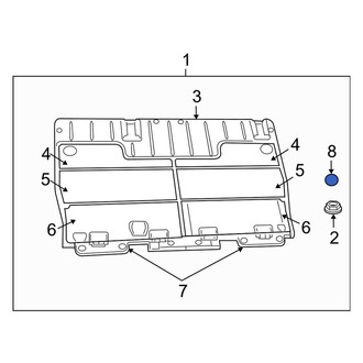 Dodge OE - Seat Back Panel Cap