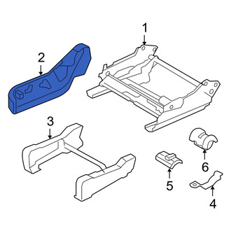 Dodge OE - Rear Left Outer Seat Frame Trim Panel