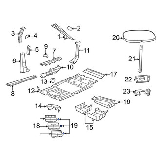 Dodge OE - Door Sill Plate Cap