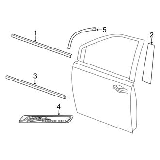 Dodge OE - Front Door - Exterior Trim