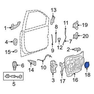 Dodge OE - Rear Door Plug