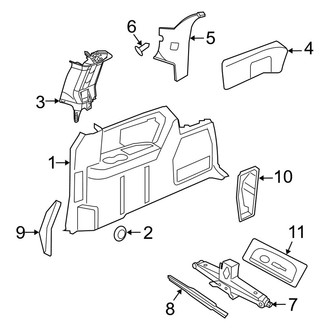 Dodge OE - Side Panel - Interior Trim