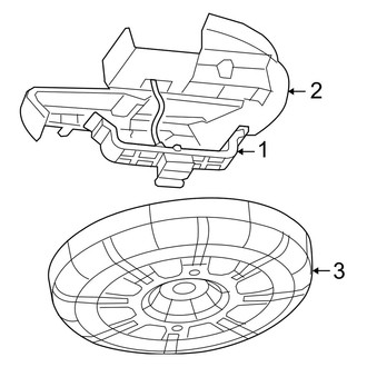 Dodge OE - Rear Body - Spare Tire Carrier