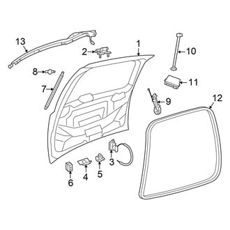 Dodge OE - Lift Gate - Gate & Hardware