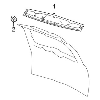 Dodge OE - Lift Gate - Spoiler