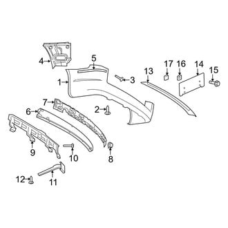 Dodge OE - Rear Bumper - Bumper & Components