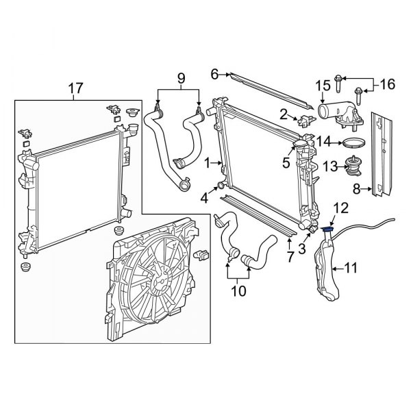 Engine Coolant Reservoir Cap