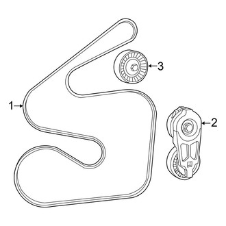 Dodge OE - Cooling - Belts & Pulleys (Crew / R/T / SE / SXT)